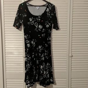 EUC Bicycle Print Lularoe Nicole Size L